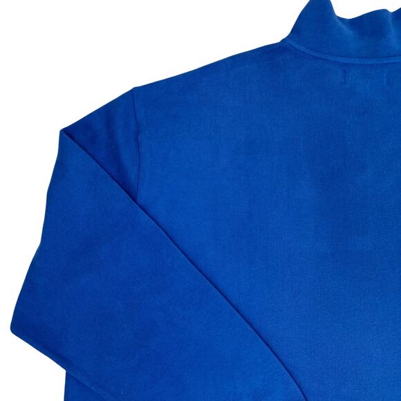 Polo Ralph Lauren Mens 3XL Tall Blue 1/4 Zip Sweater Brushed Cotton Small Pony - Picture 14 of 16